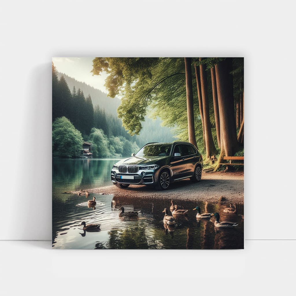 Bmw X5 River Wall Art