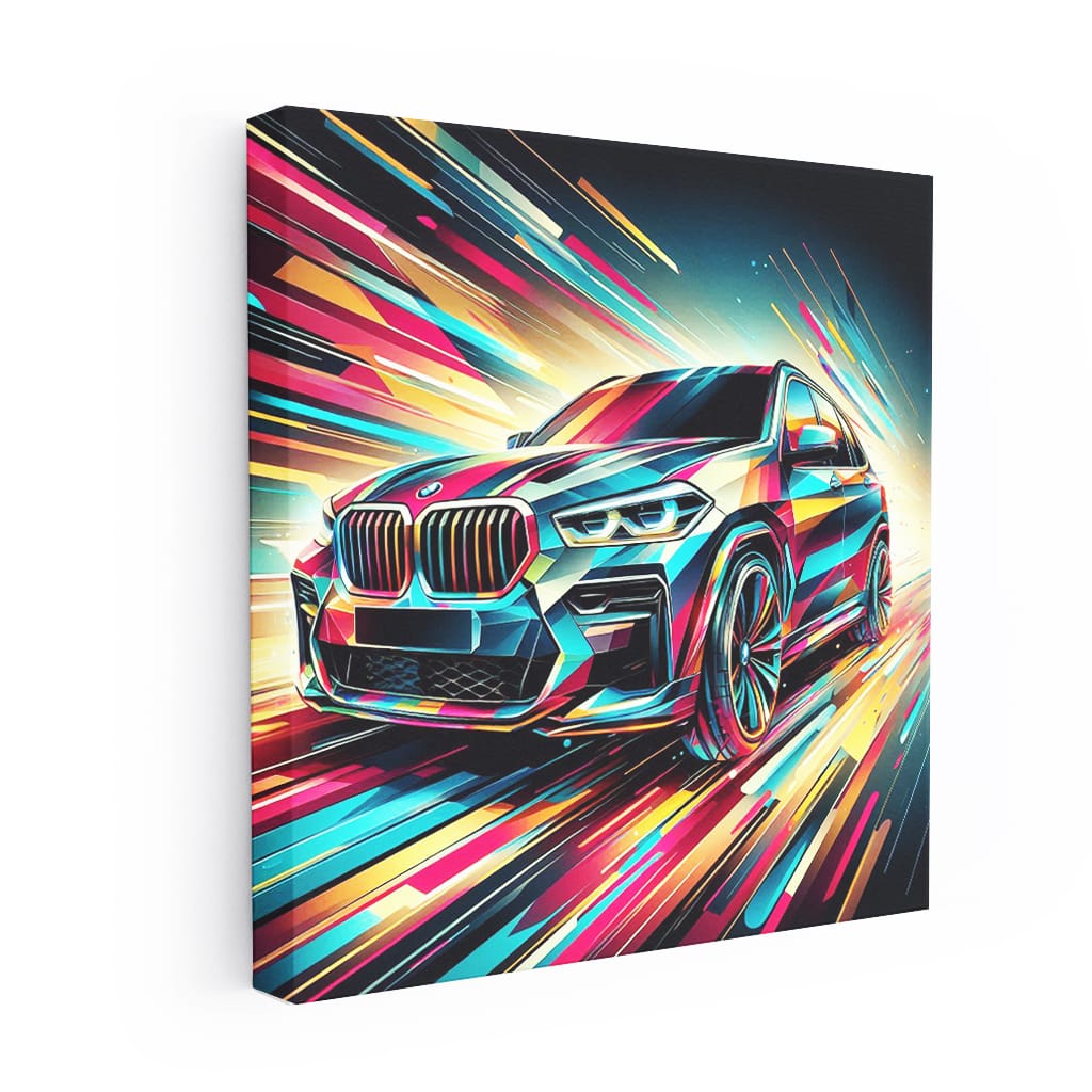 Bmw X5m Absctra Wall Art