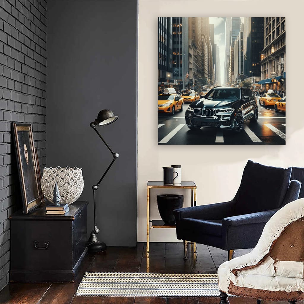 Bmw X5m New Yo Wall Art