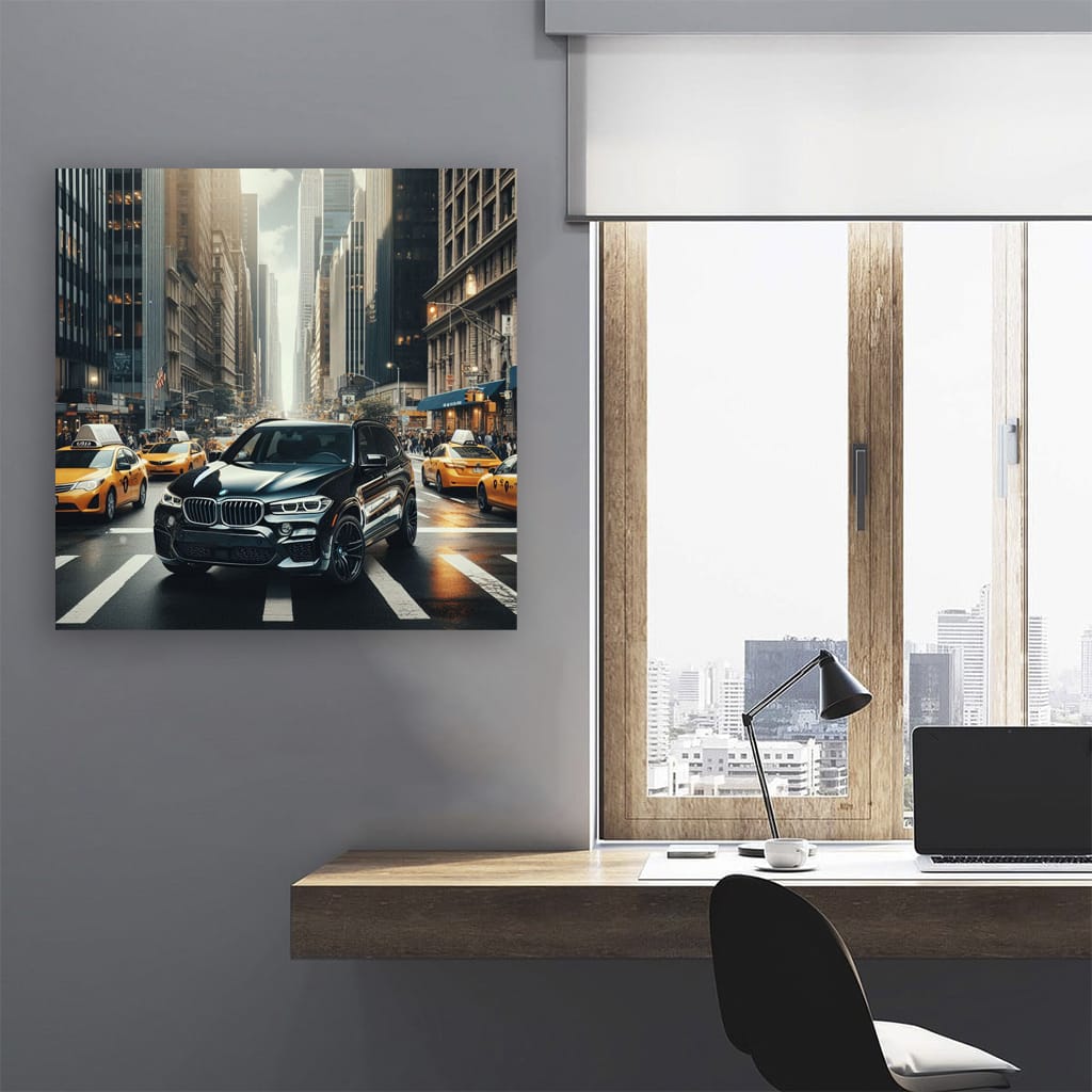 Bmw X5m New Yo Wall Art