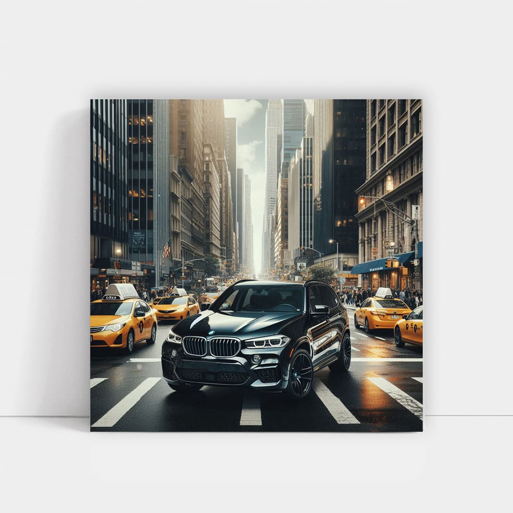 Bmw X5m New Yo Wall Art