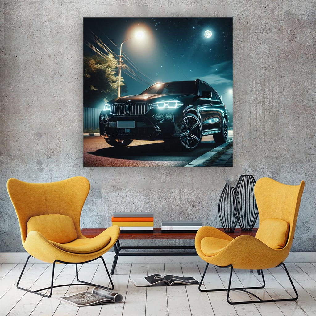 Bmw X5m Night Wall Art