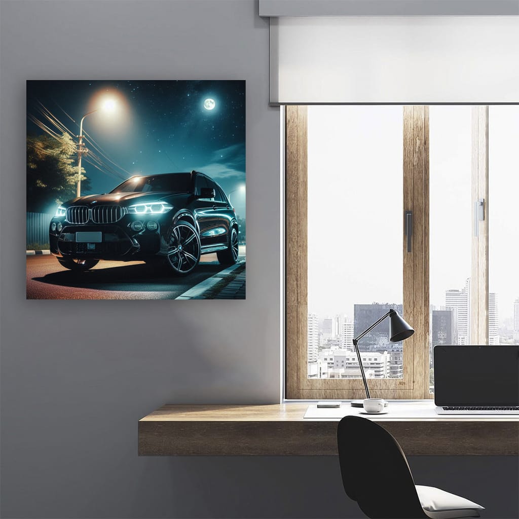 Bmw X5m Night Wall Art