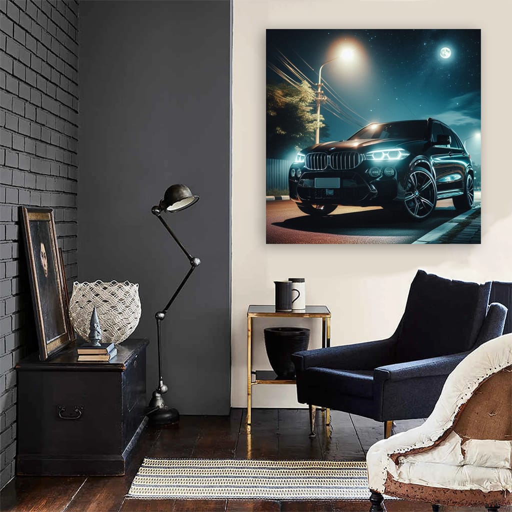 Bmw X5m Night Wall Art