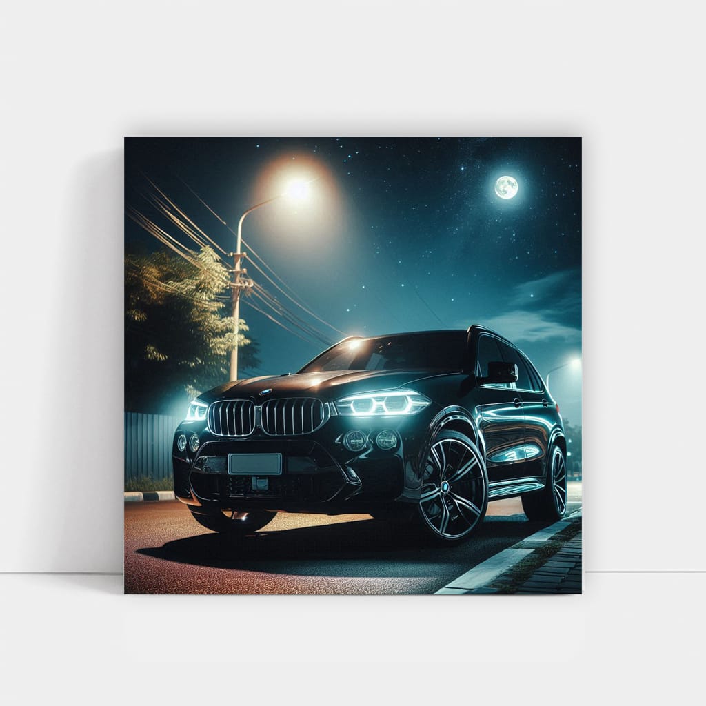 Bmw X5m Night Wall Art