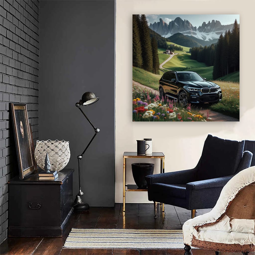 Bmw X5m Valley Wall Art