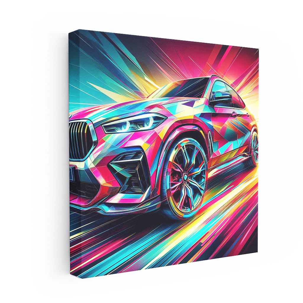 Bmw X6m Absctra Wall Art