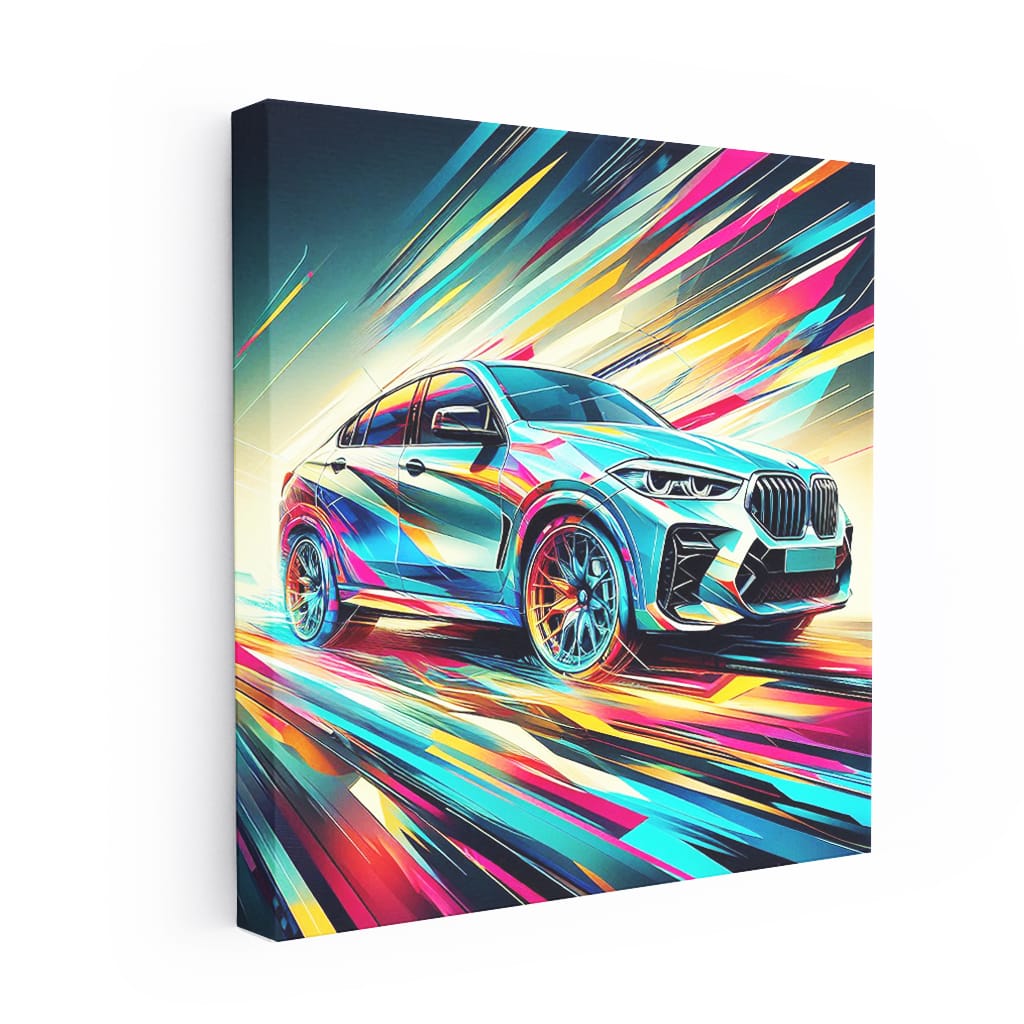 Bmw X6m Absctract Wall Art