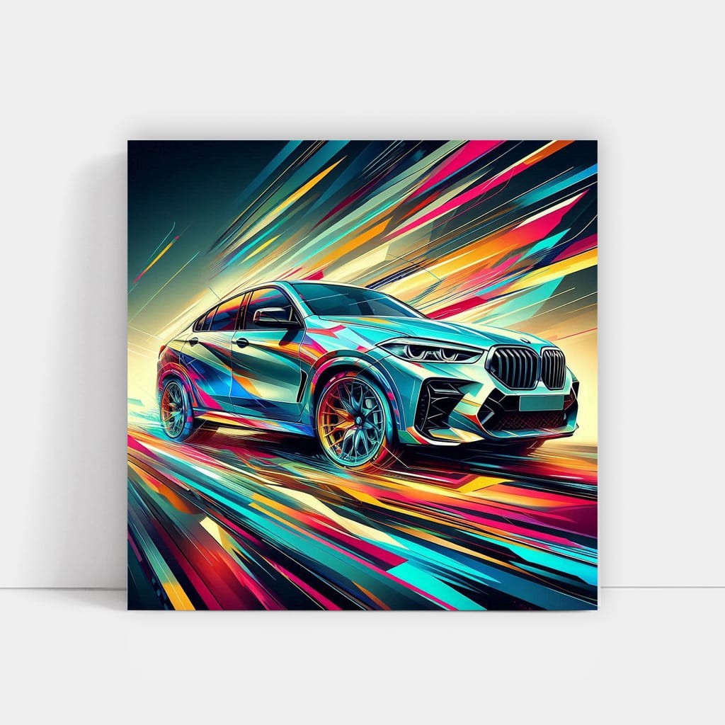 Bmw X6m Absctract Wall Art