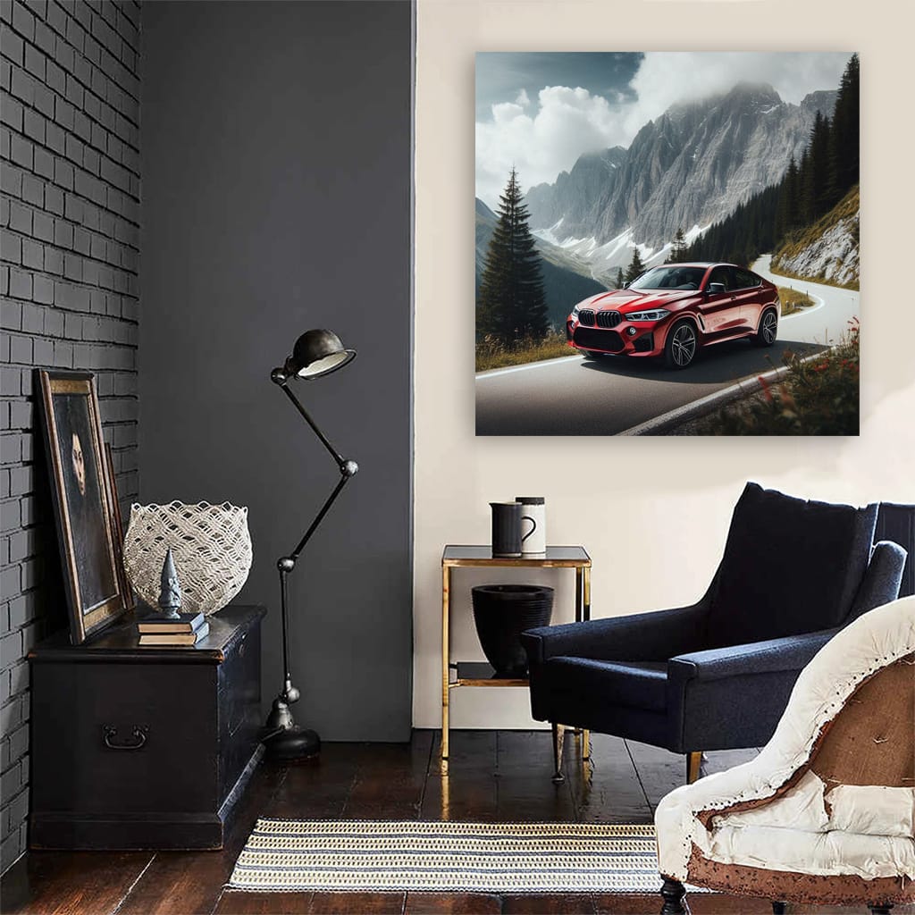 Bmw X6m Mounta Wall Art