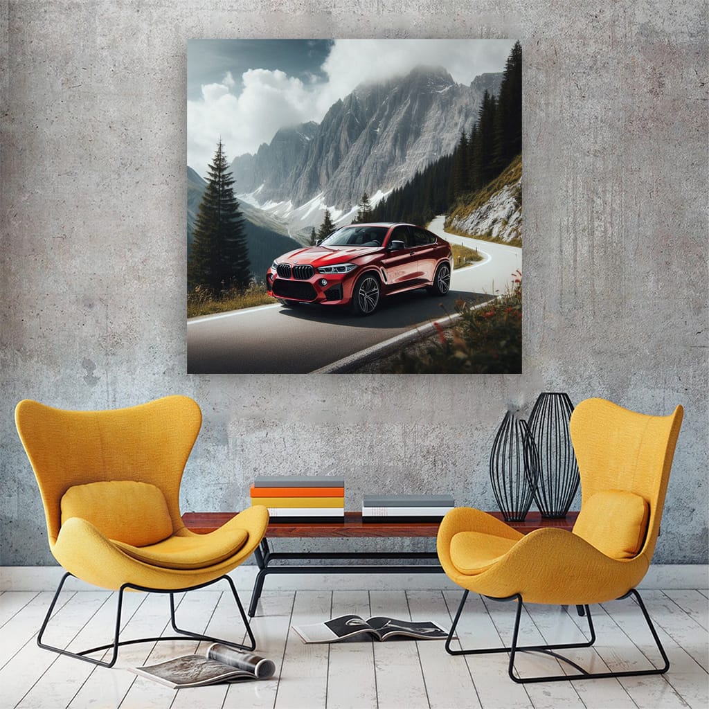 Bmw X6m Mounta Wall Art