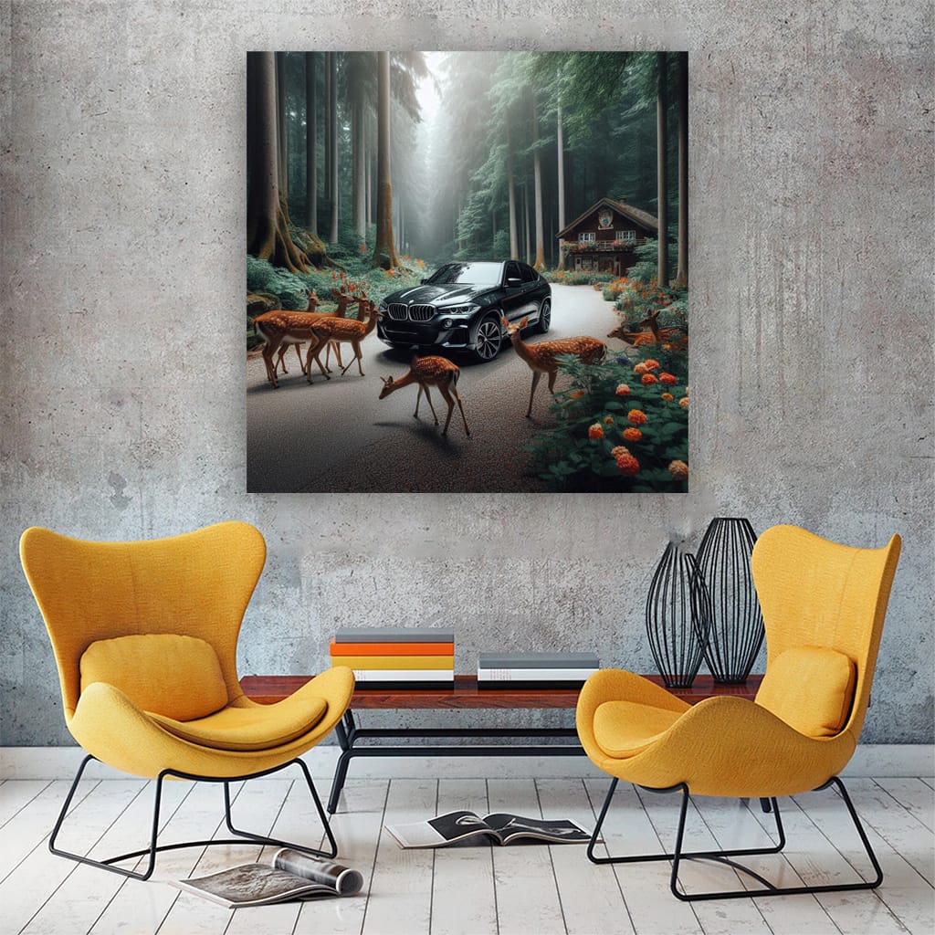 Bmw X6m National Pa Wall Art