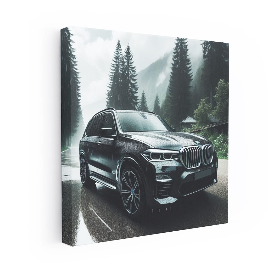 Bmw X7 Cloudy Weath Wall Art