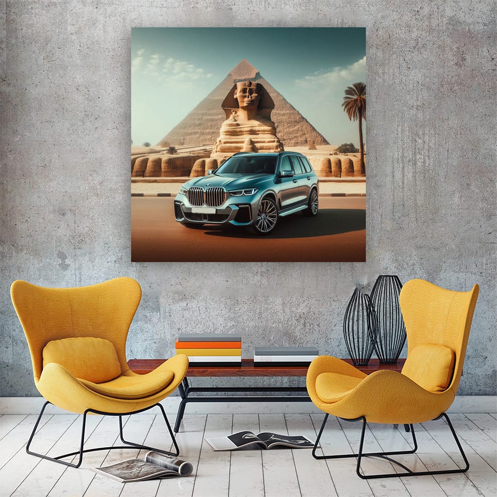 Bmw X7 Egypt Wall Art