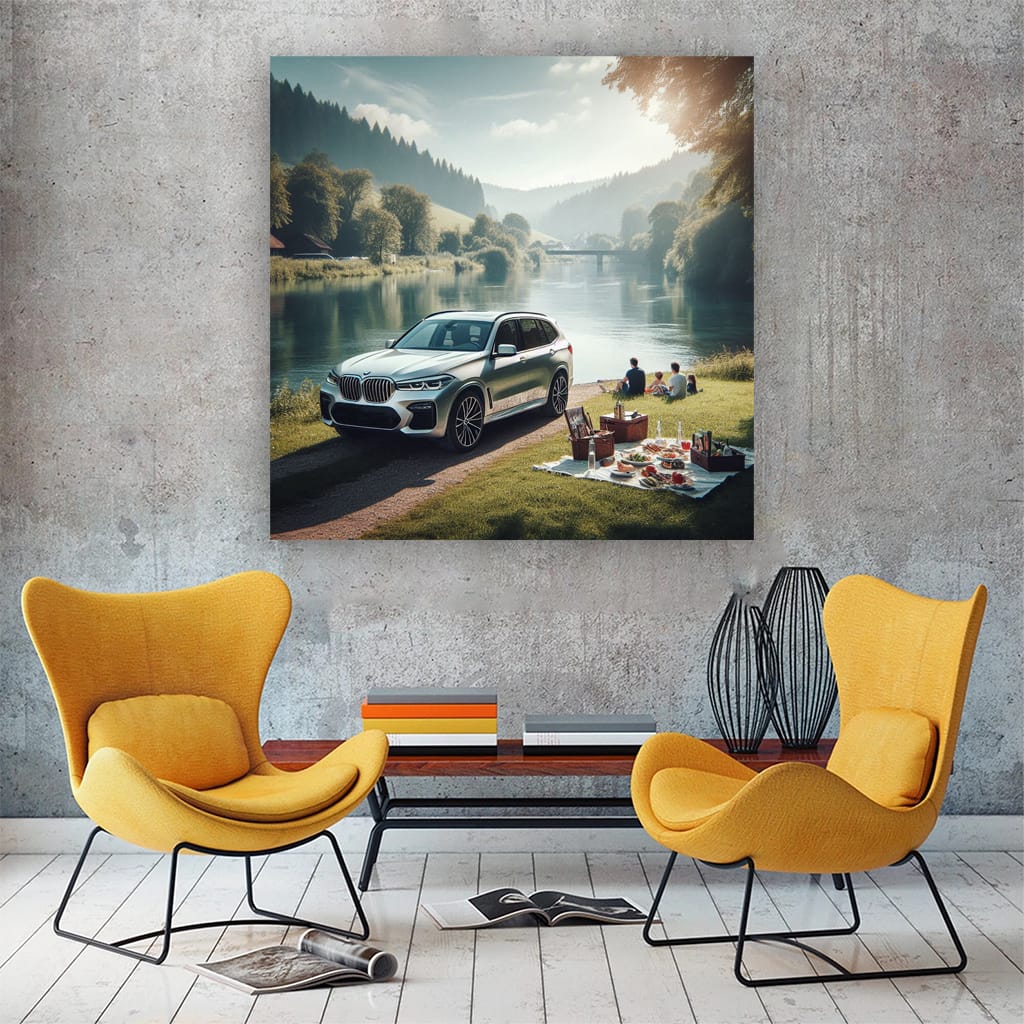 Bmw X7 River Wall Art