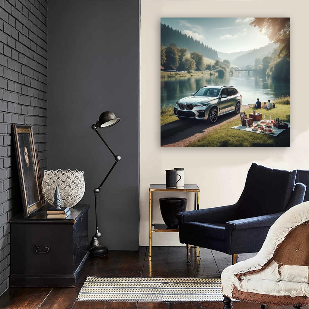 Bmw X7 River Wall Art