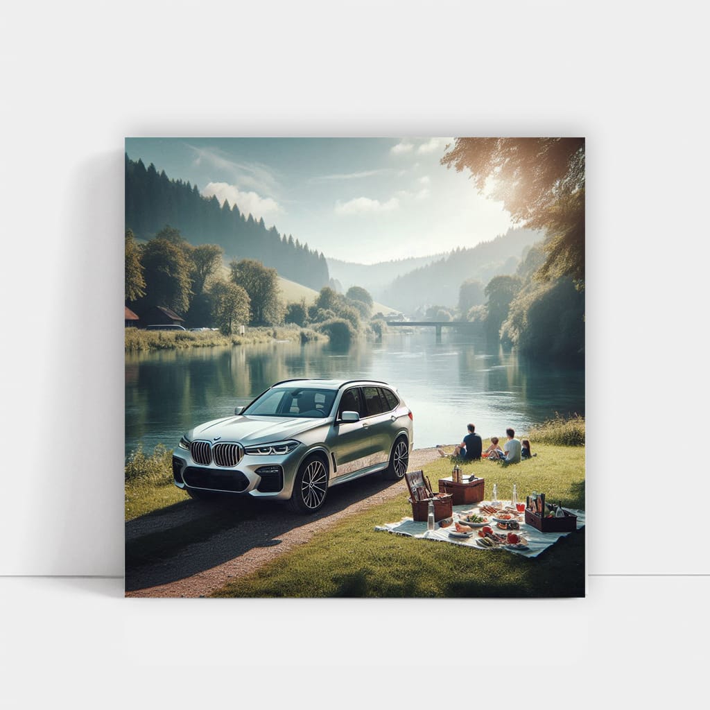 Bmw X7 River Wall Art