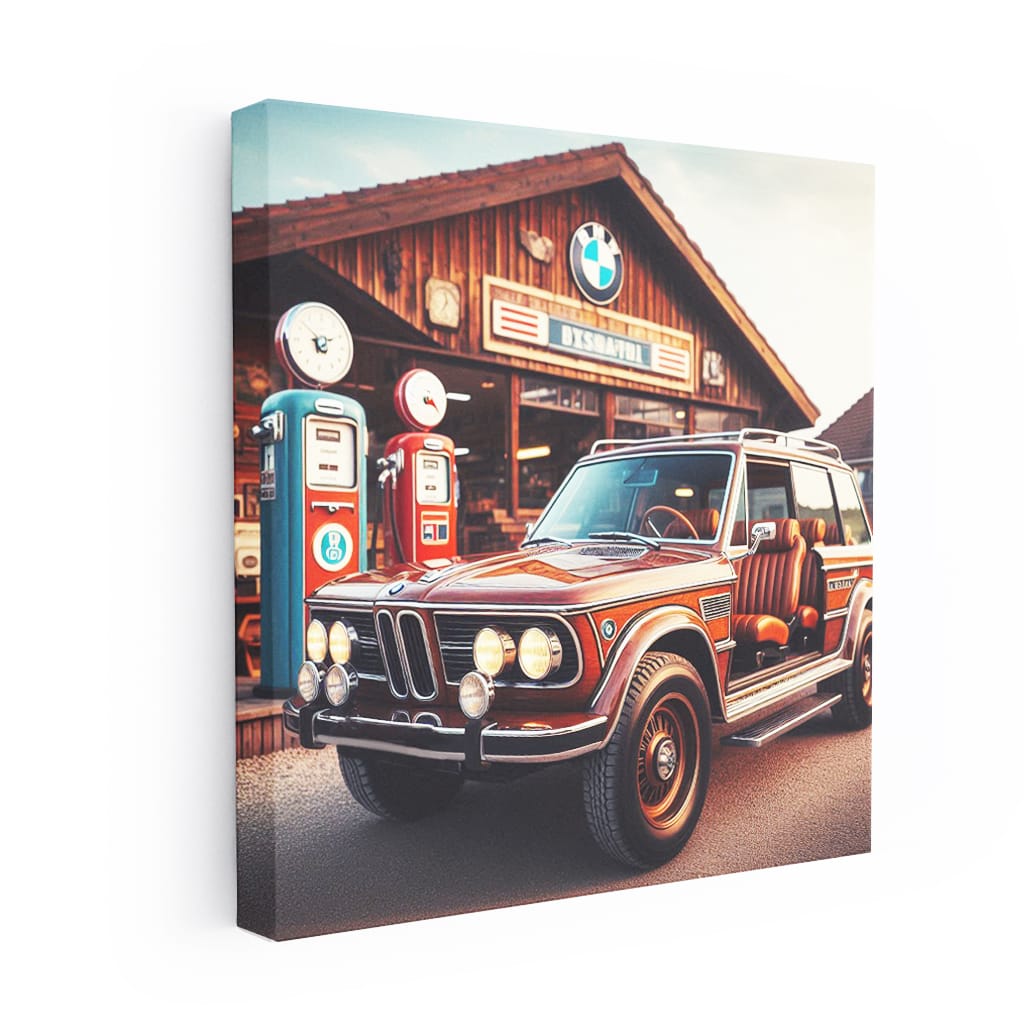 Bmw X7 Vintage Style Wall Art
