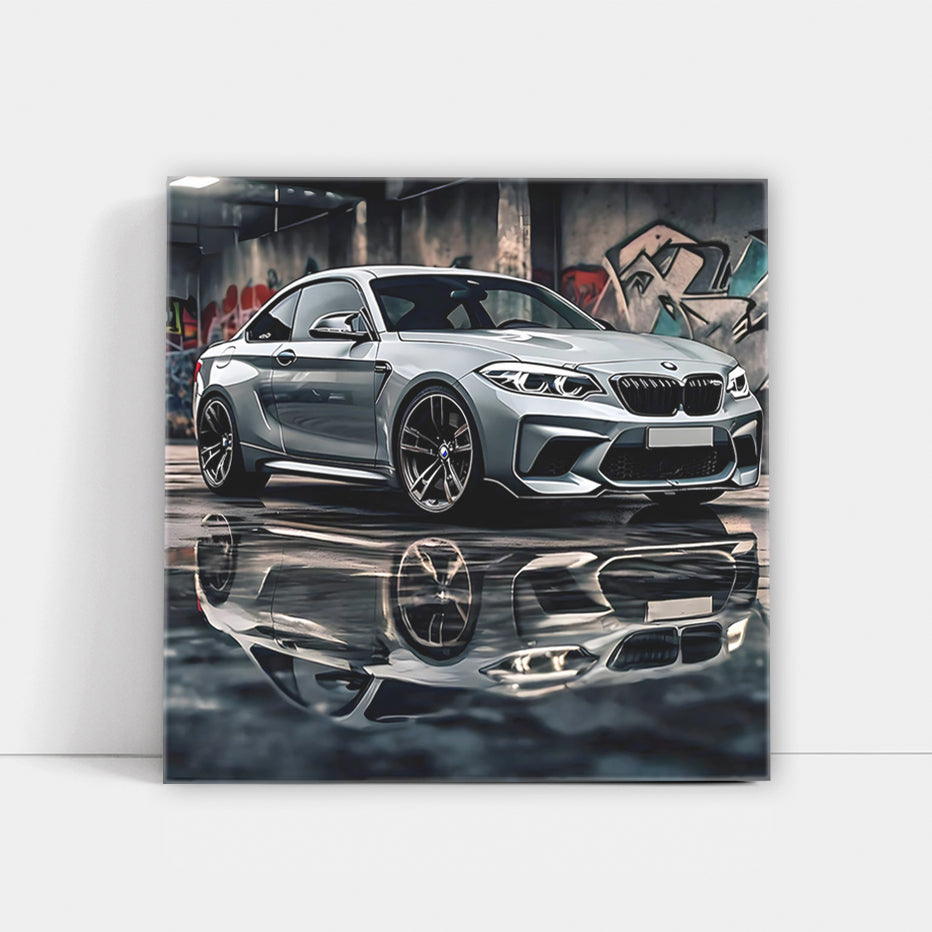 Bmw M2 Gray In Gett Wall Art