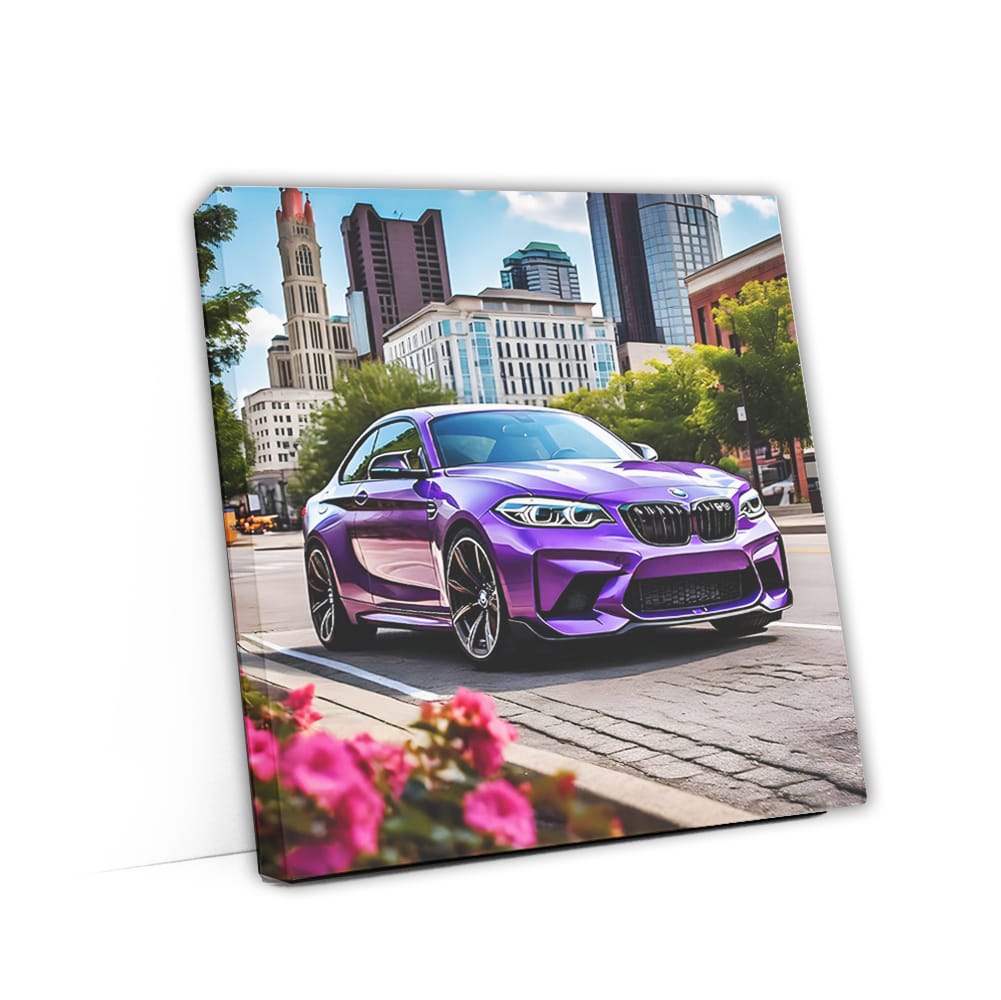 Bmw M2 Purple In Columbus O Wall Art