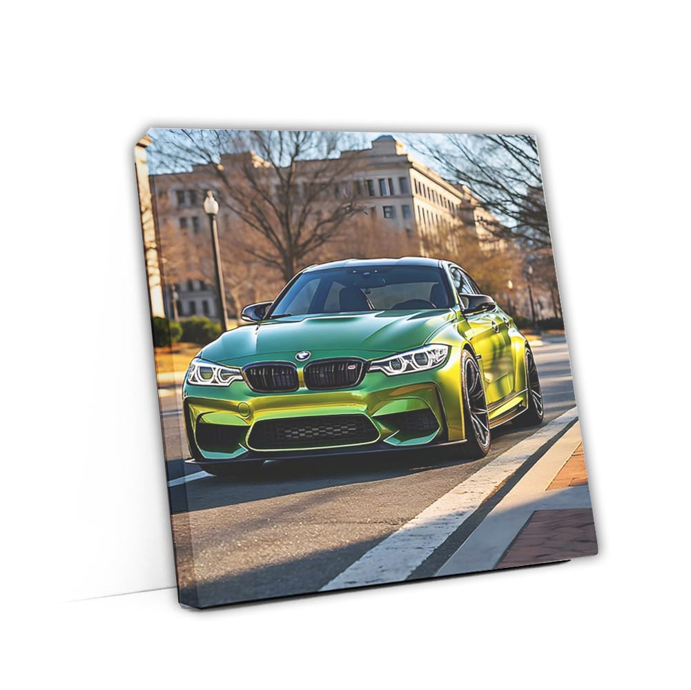 Bmw M3 Green In Washington D Wall Art