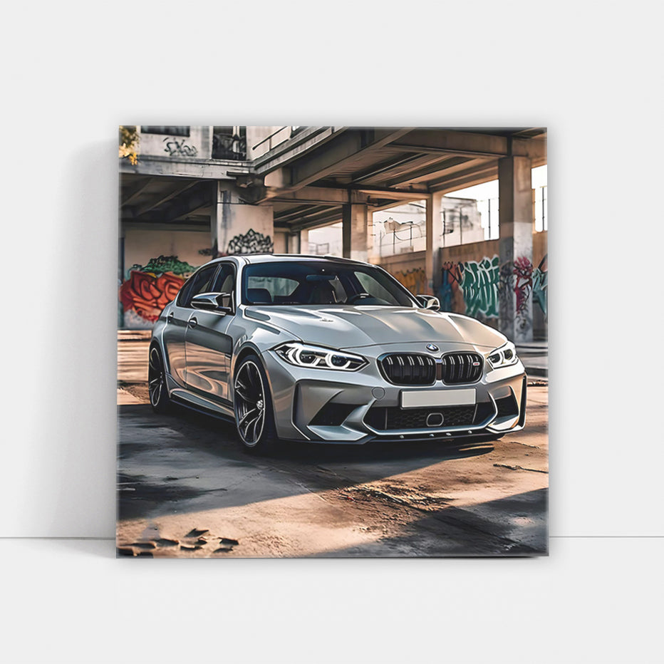 Bmw M3 Grey In Gett Wall Art