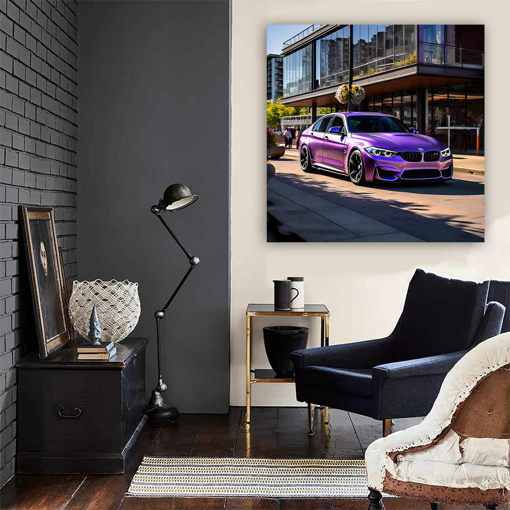 Purple BMW M3 in Seattle WA - Blend of Power and Elegance