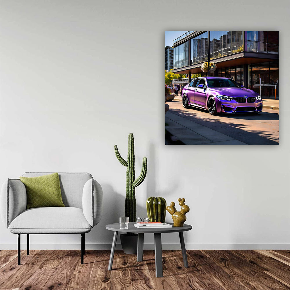 Purple BMW M3 in Seattle WA - Blend of Power and Elegance