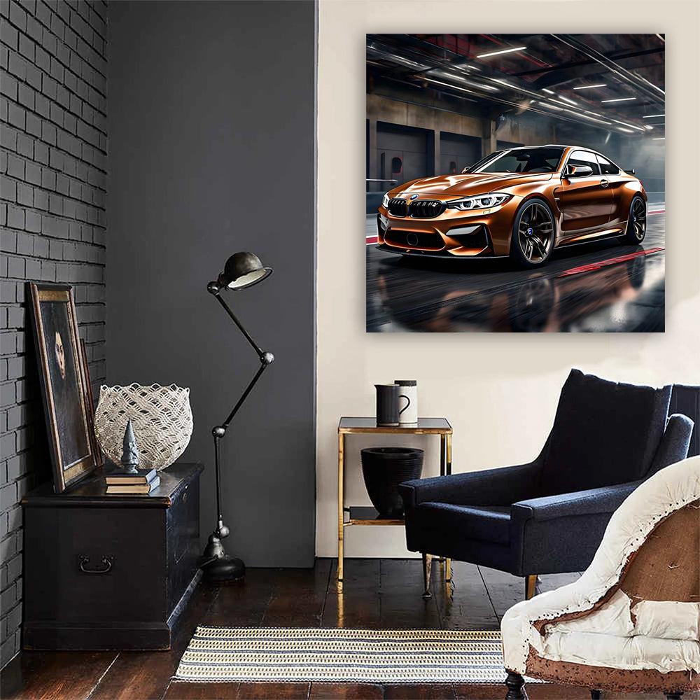 BMW M4 in Rich Brown - Elegance Meets Power