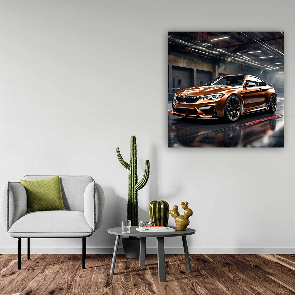 BMW M4 in Rich Brown - Elegance Meets Power
