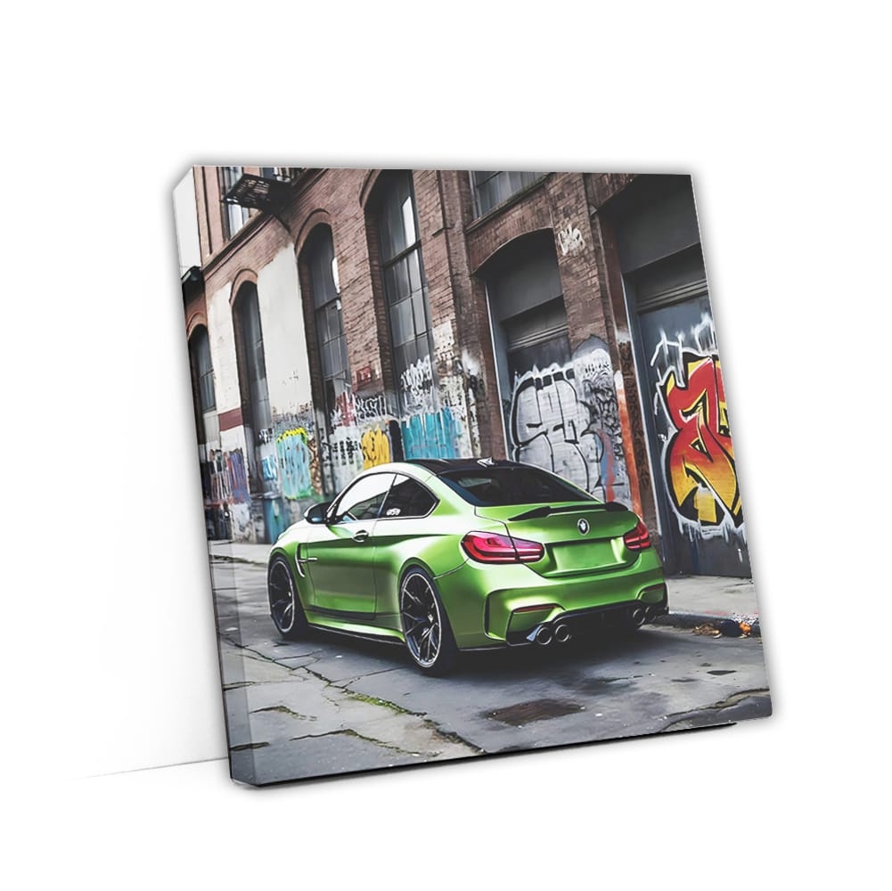 Bmw M4 Green In Gett Wall Art