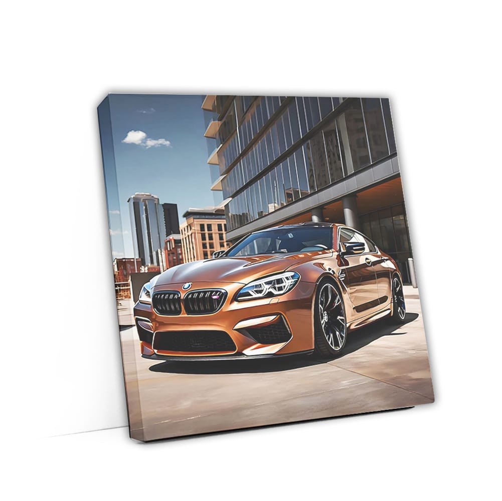 Bmw M6 Brown In Denver C Wall Art