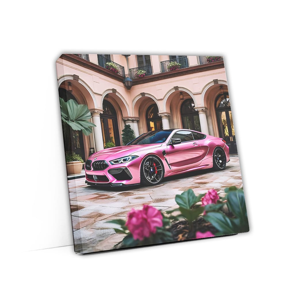 Bmw M8 Pink In Jacksonville F Wall Art