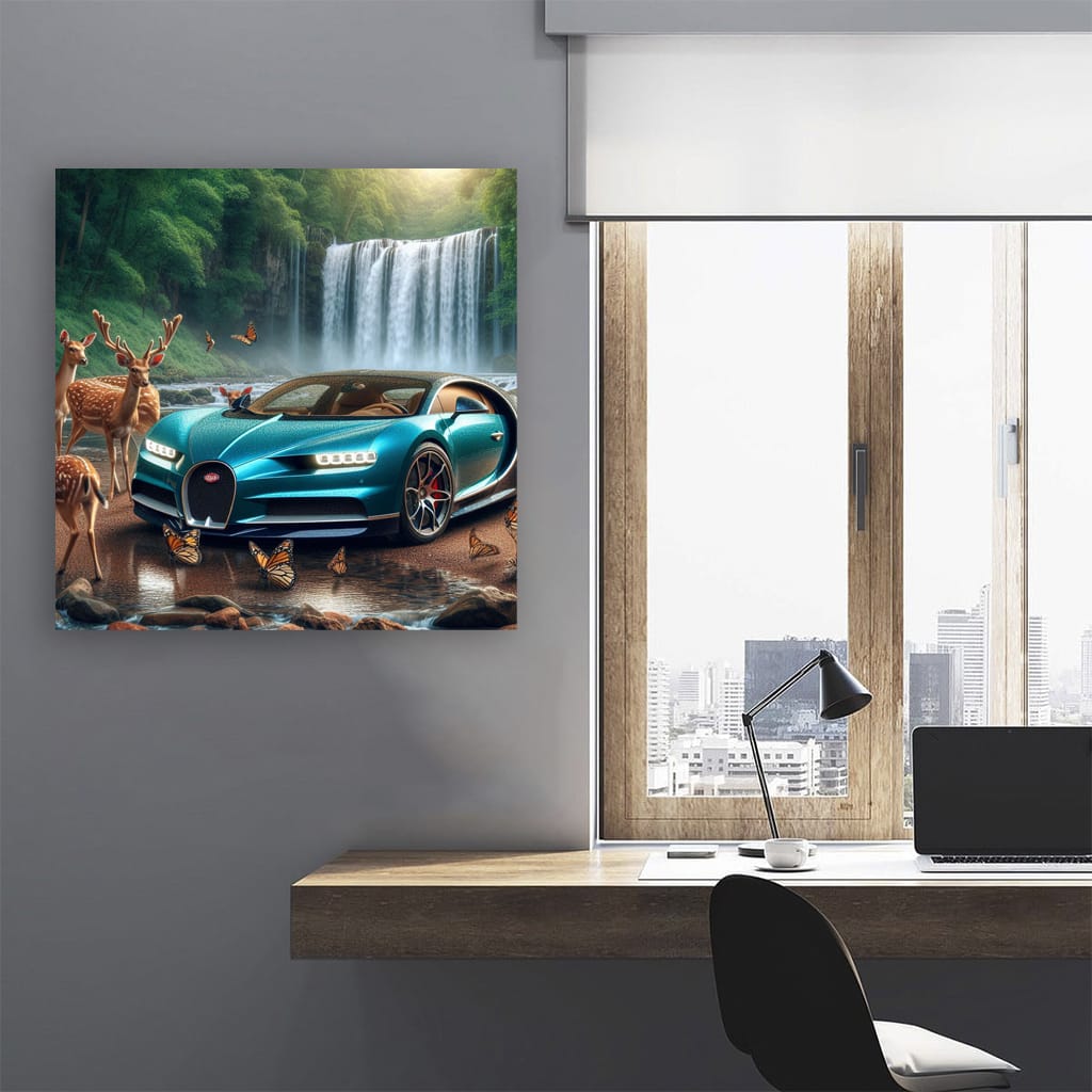 Bugatti Chiron National Pa Wall Art