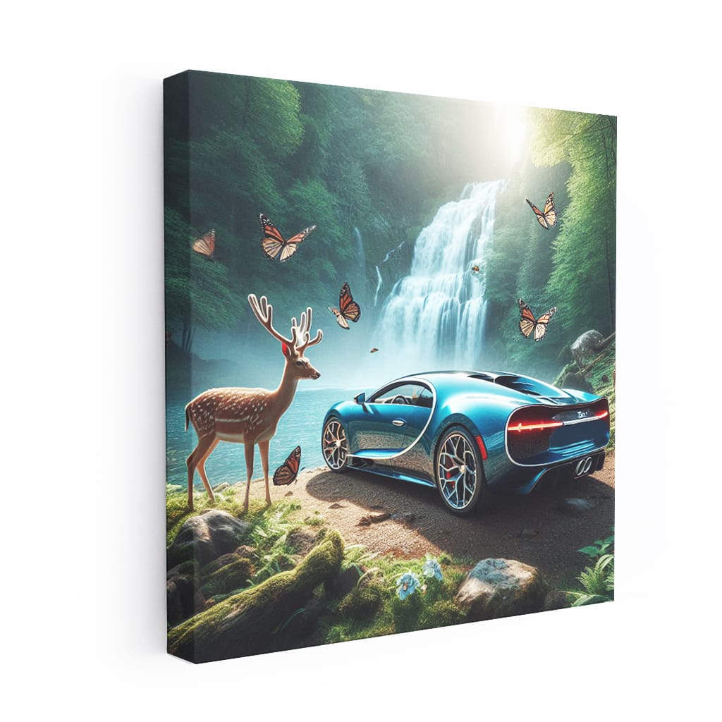 Bugatti Chiron National Park Wall Art