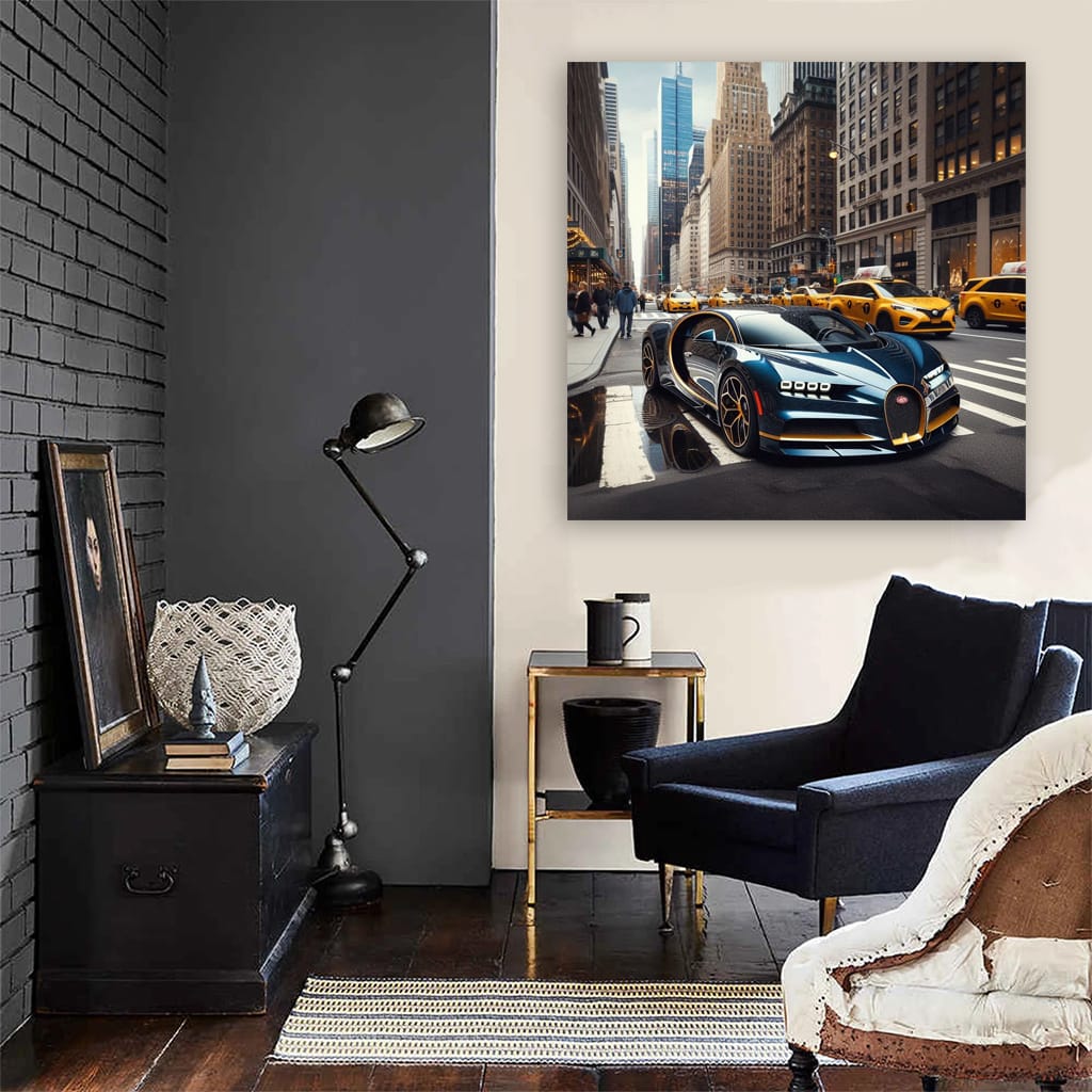 Bugatti Chiron New Yo Wall Art