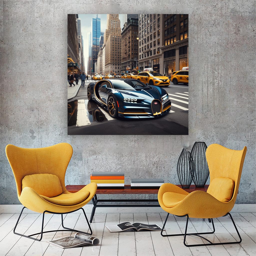 Bugatti Chiron New Yo Wall Art