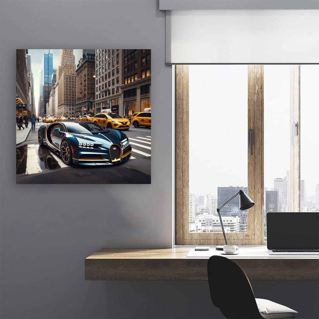 Bugatti Chiron New Yo Wall Art