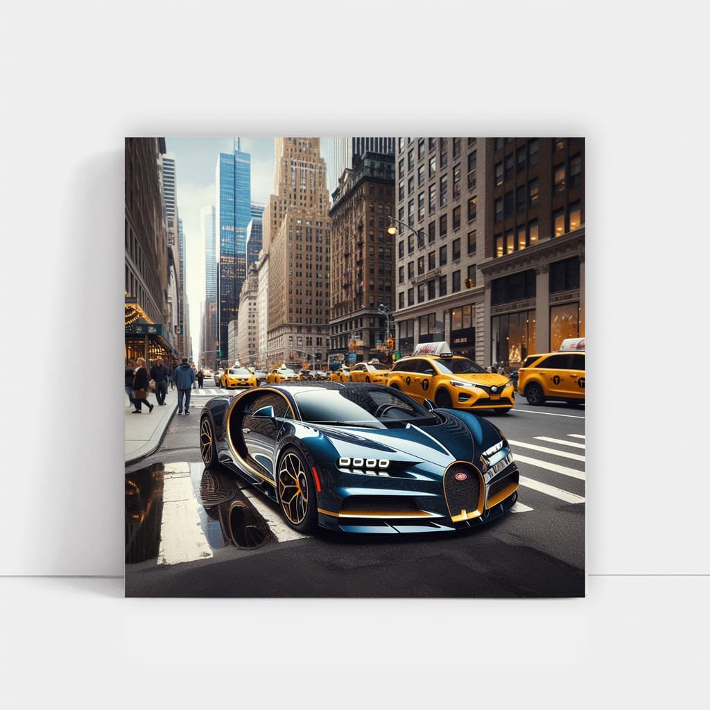 Bugatti Chiron New Yo Wall Art