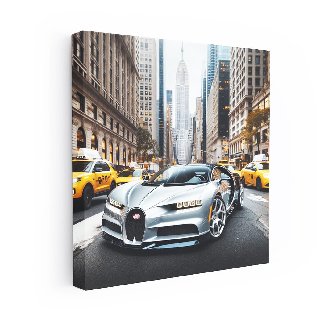 Bugatti Chiron New York Wall Art