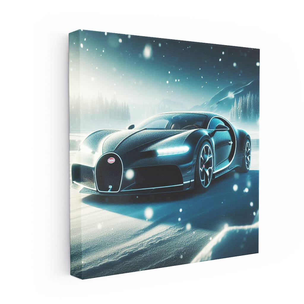 Bugatti Divo Snowfa Wall Art