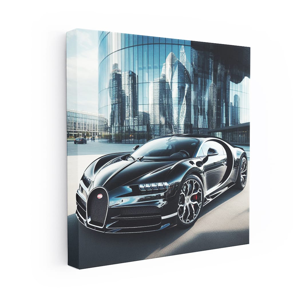 Bugatti La Voiture Noire Buildi Wall Art