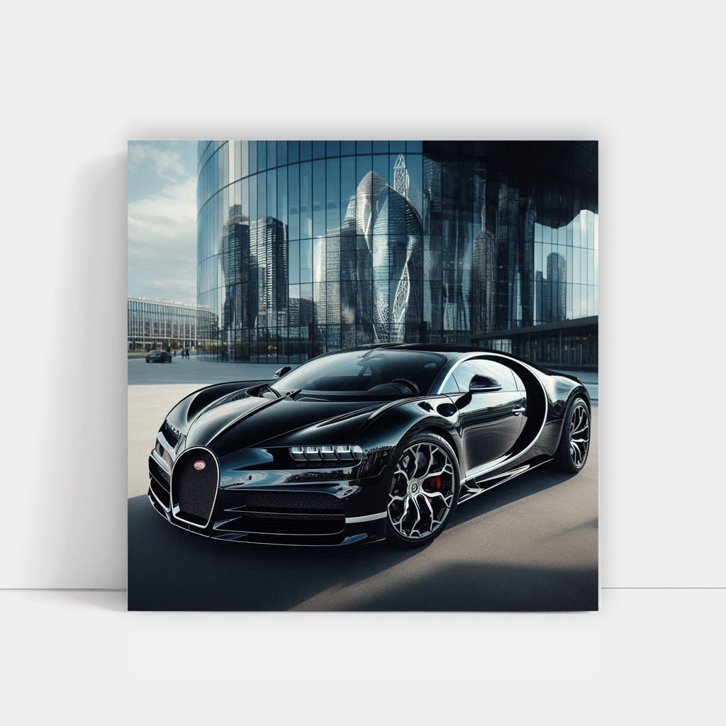 Bugatti La Voiture Noire Buildi Wall Art