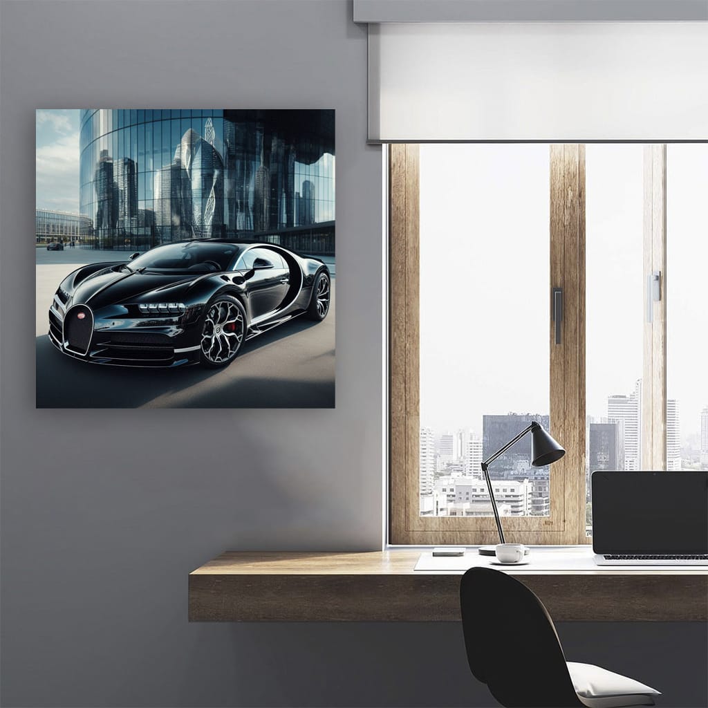 Bugatti La Voiture Noire Buildi Wall Art