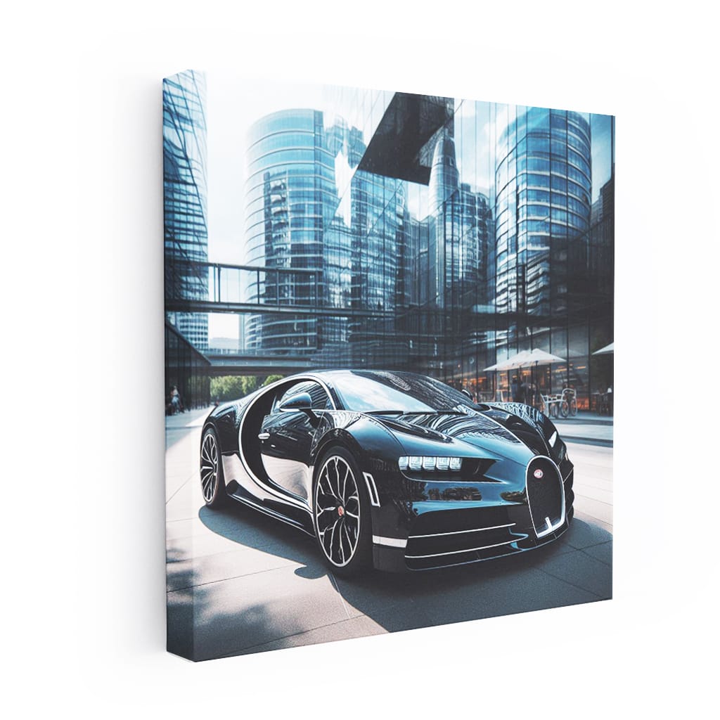 Bugatti La Voiture Noire Building Wall Art