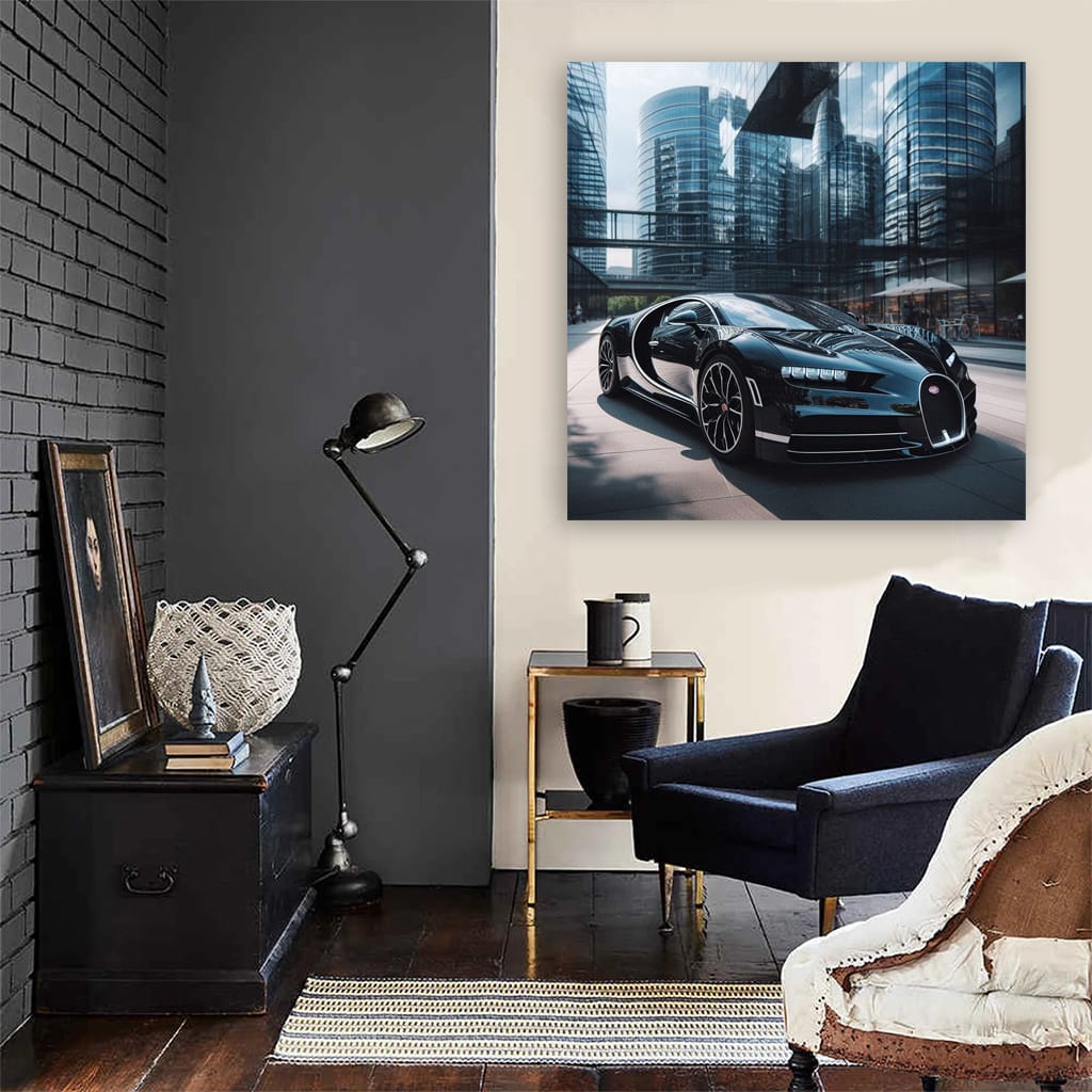 Bugatti La Voiture Noire Building Wall Art