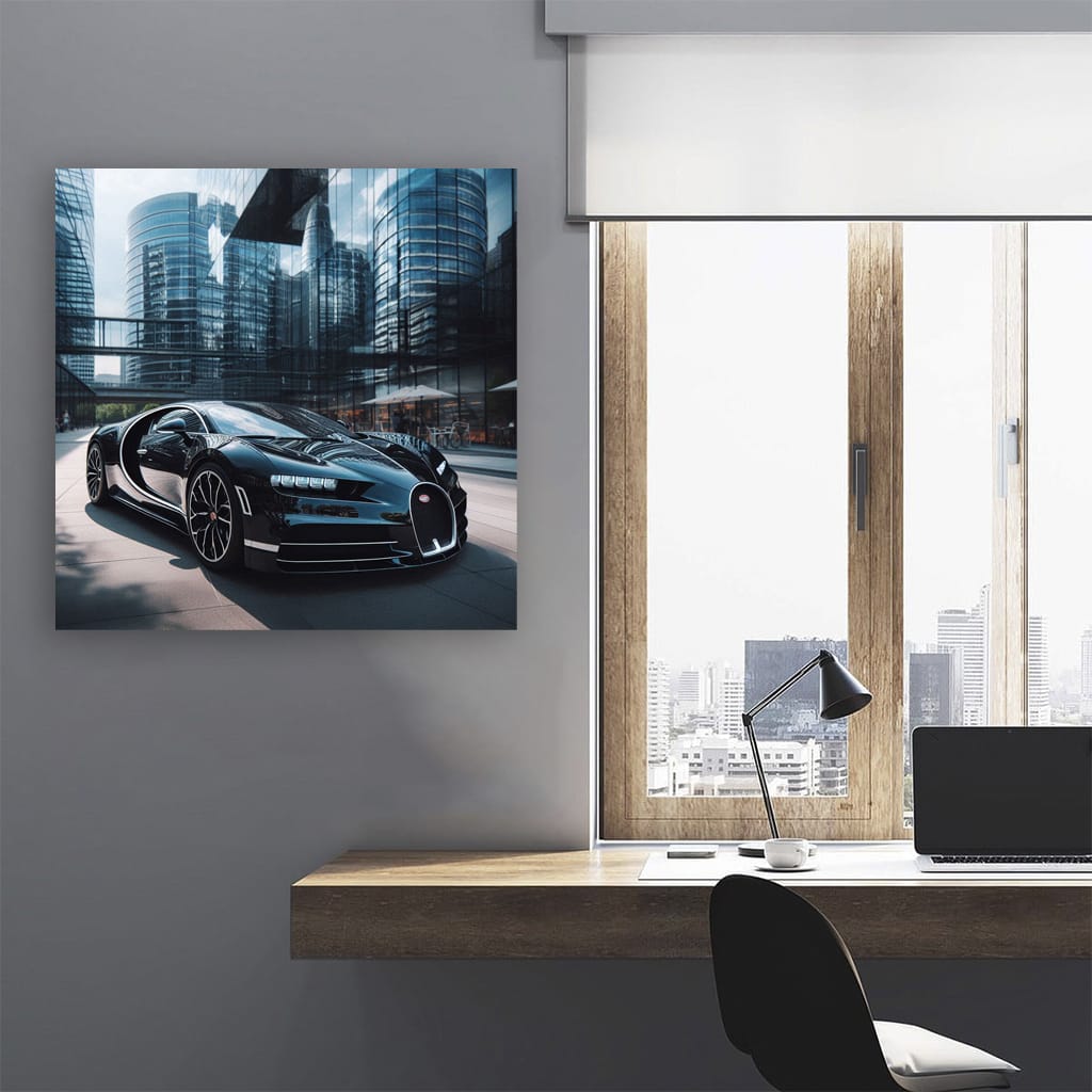 Bugatti La Voiture Noire Building Wall Art