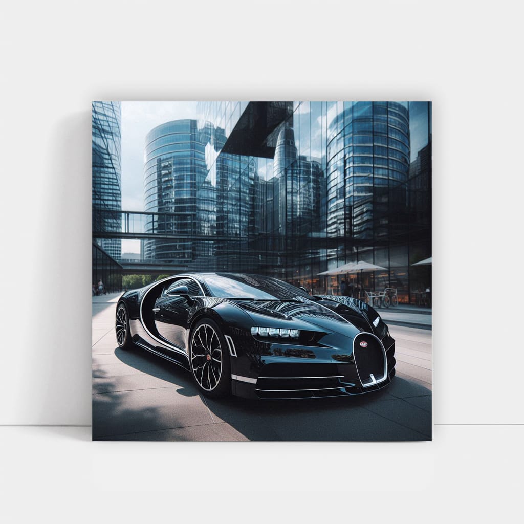 Bugatti La Voiture Noire Building Wall Art