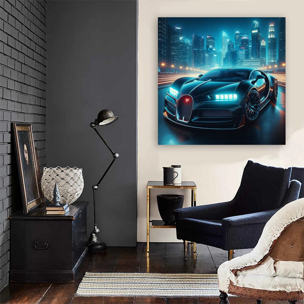 Bugatti La Voiture Noire Ne Wall Art