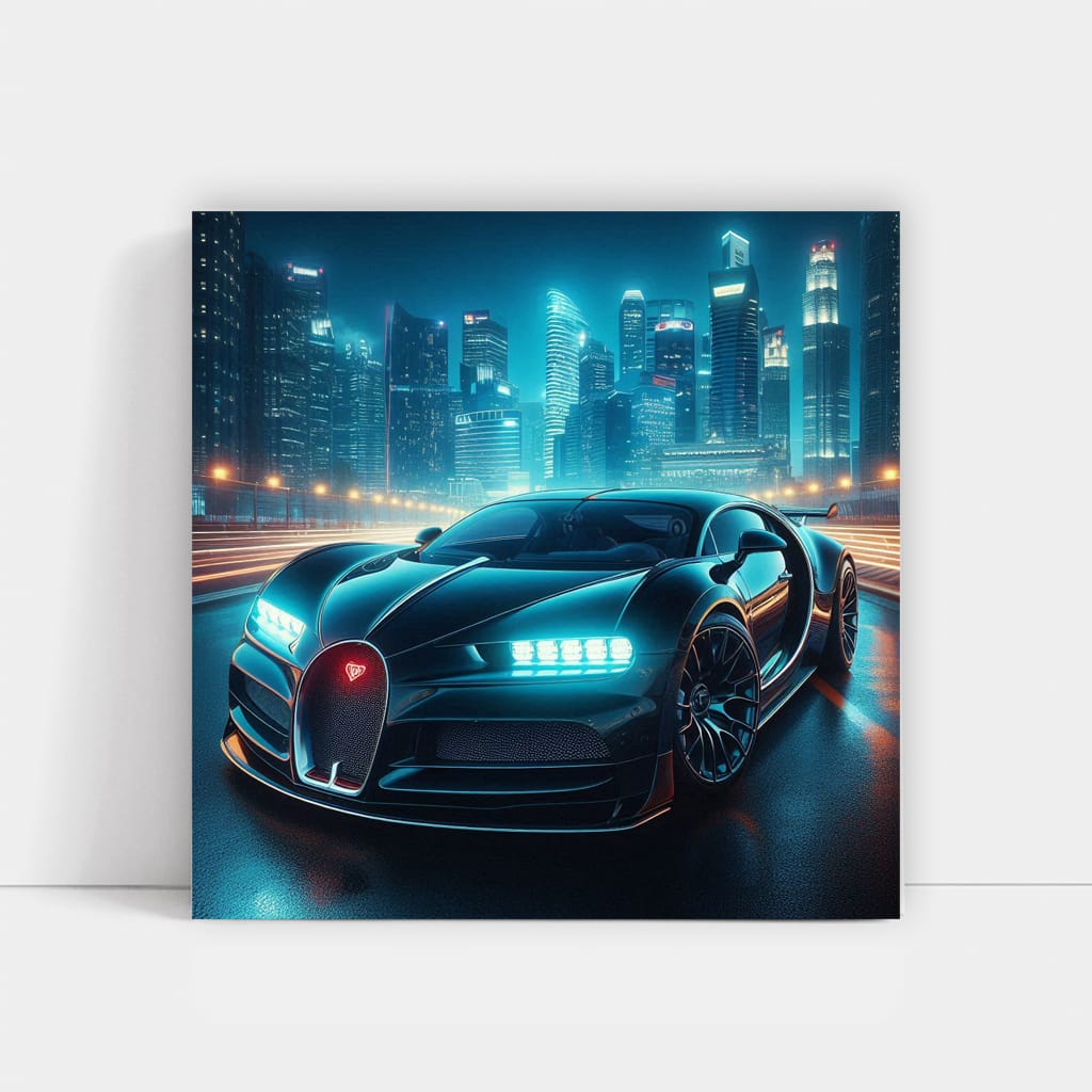 Bugatti La Voiture Noire Neon - Ultimate Luxury Supercar